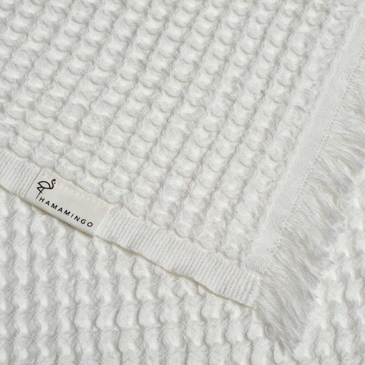 Bruges Towel — Pure White