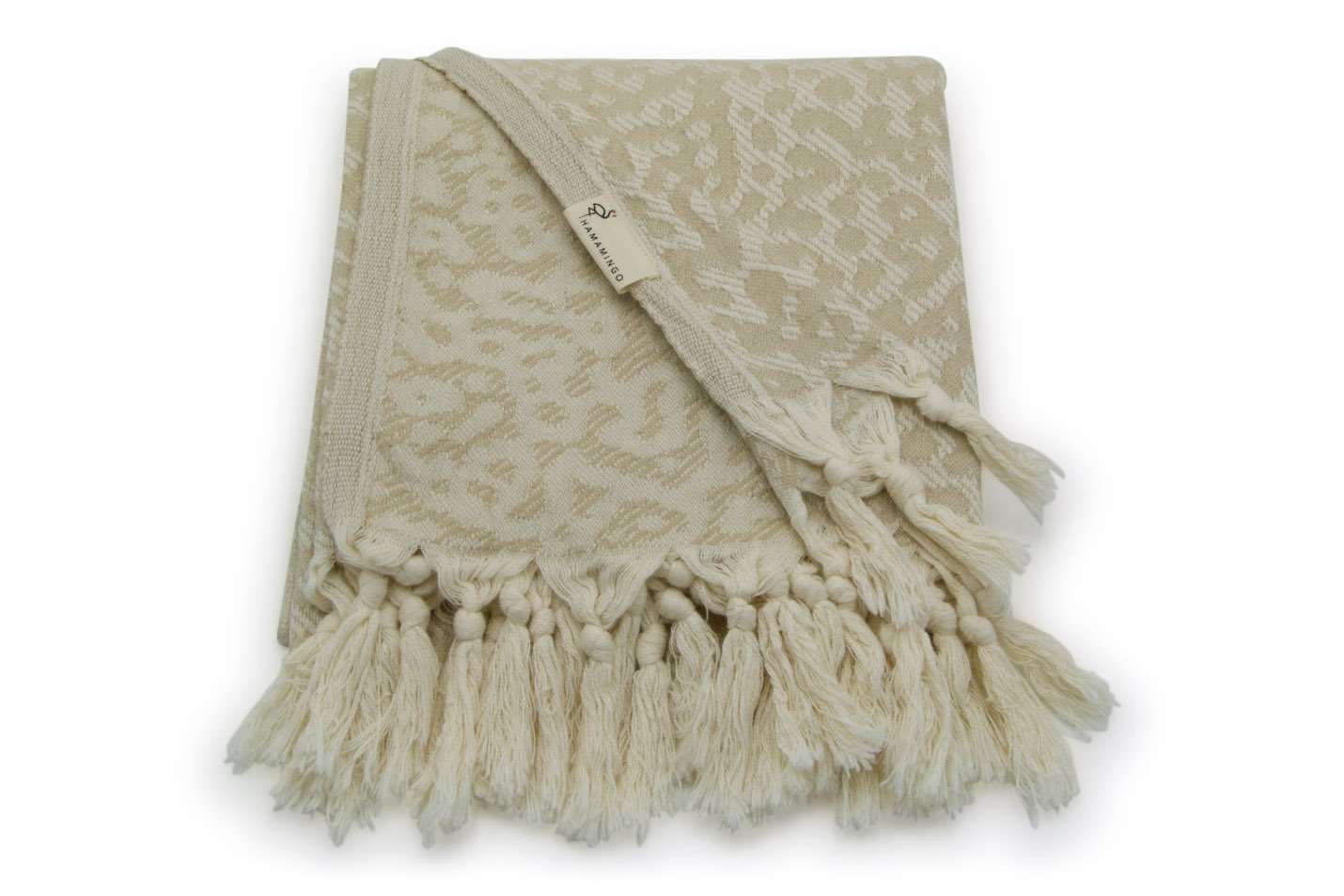Narnia Blanket Scarf Champagne - HAMAMINGO