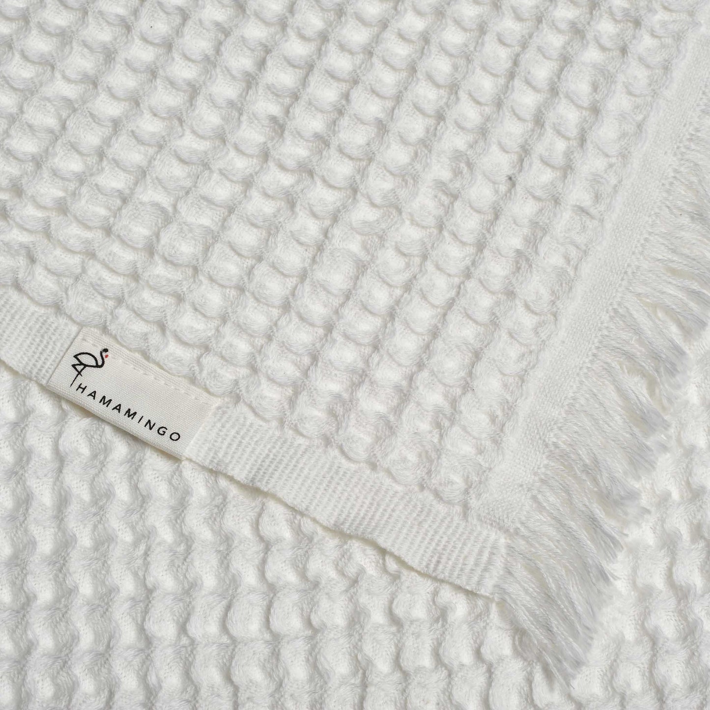 Bruges Towel — Pure White