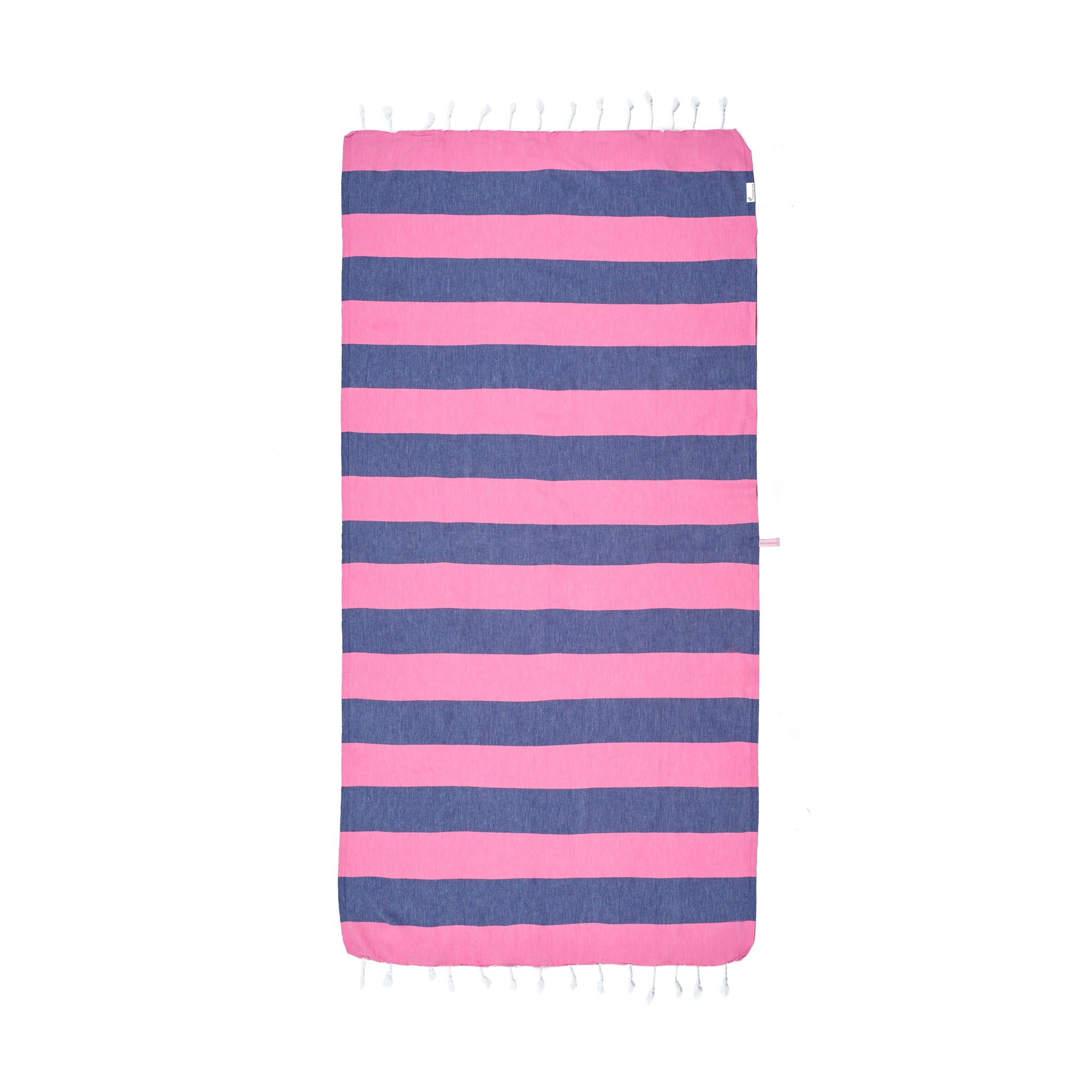 Carnival Towel Hot Pink & Navy Blue