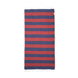 Carnival Towel Navy Blue & Red
