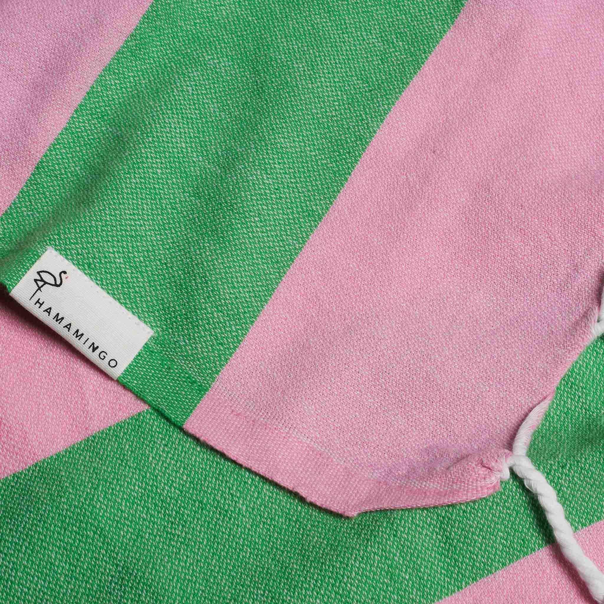 Carnival Towel Flamingo Pink & Green