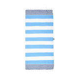 Nautical Towel Sky Blue & Navy Blue