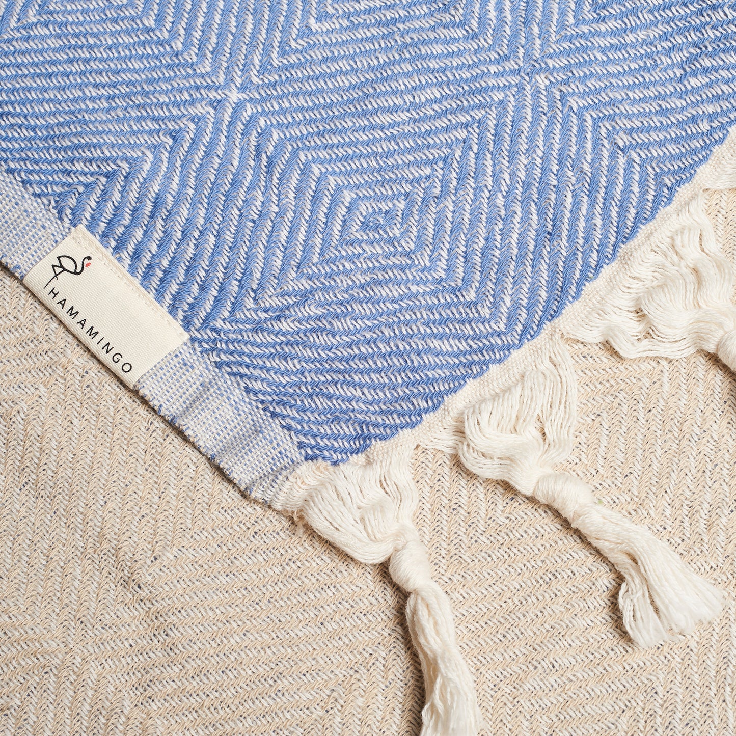 Trocadero — Denim Blue & Beige