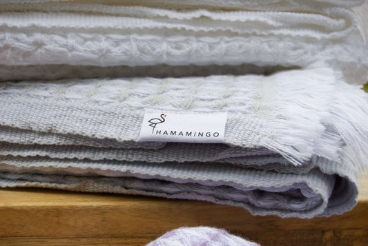 Bruges XL Silver Grey & White - HAMAMINGO