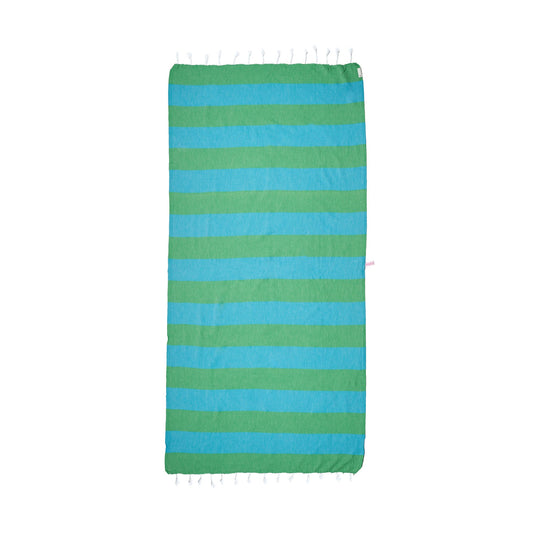 Carnival Towel Green & Turquoise - HAMAMINGO