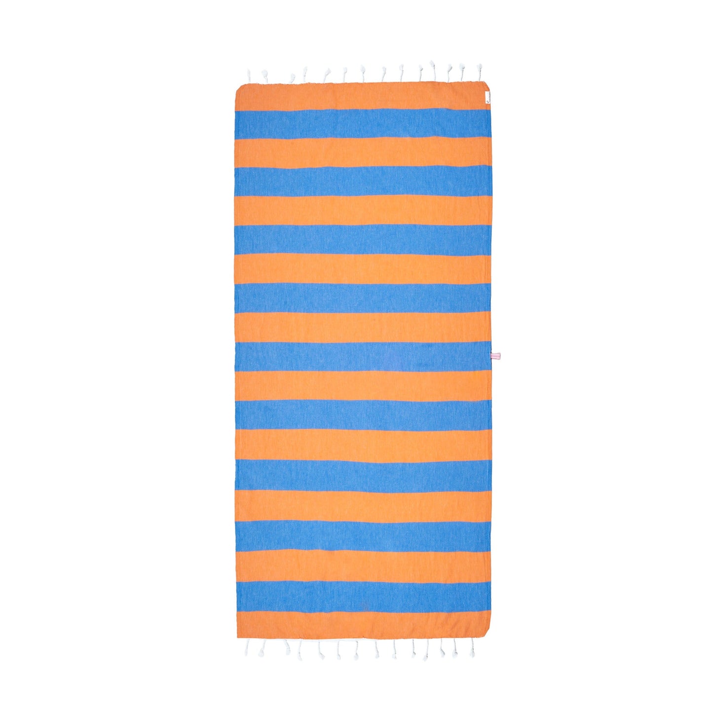 Carnival Towel Orange & Royal Blue - HAMAMINGO