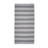 Carnival Towel Silver Grey & Charcoal Grey