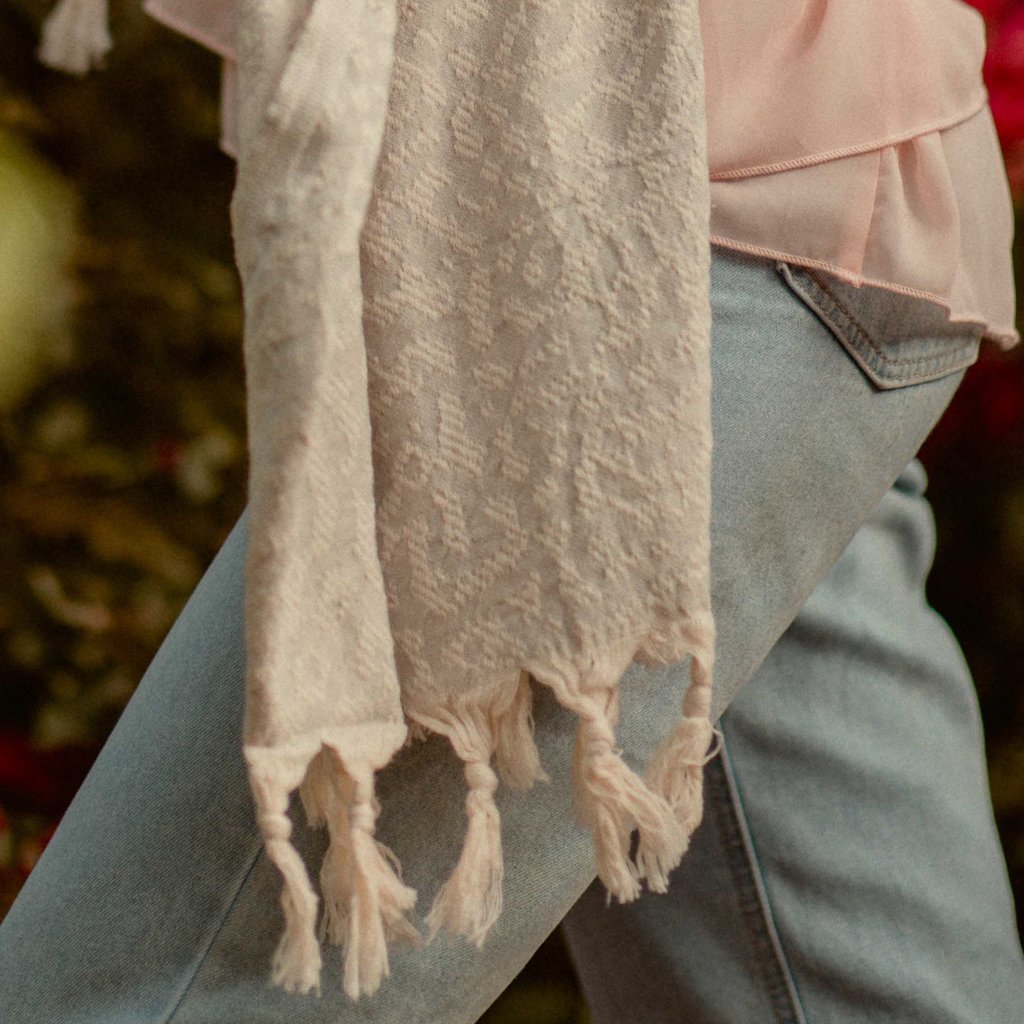 Narnia Blanket Scarf Silver Grey - HAMAMINGO