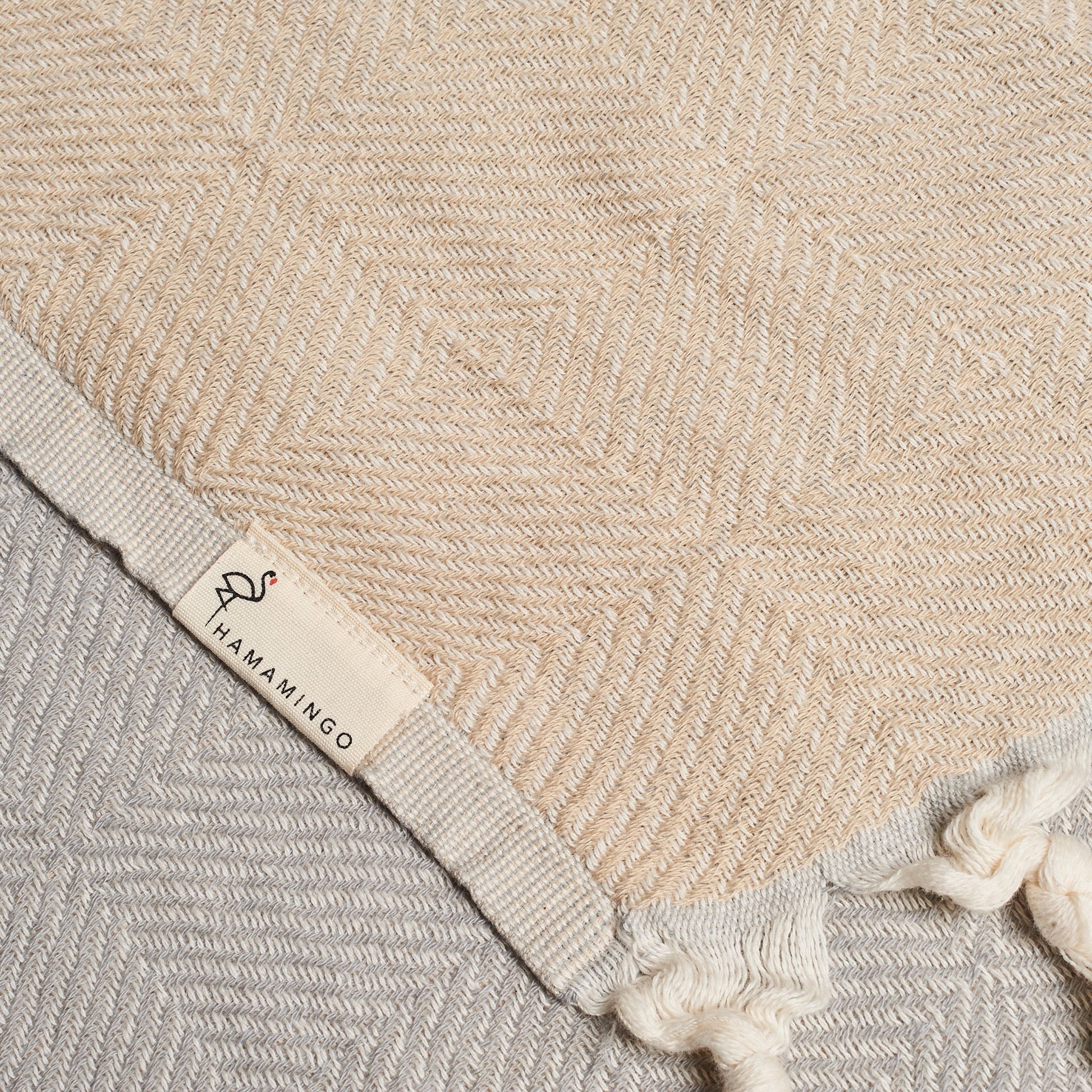 Trocadero Beige and Silver Grey - HAMAMINGO