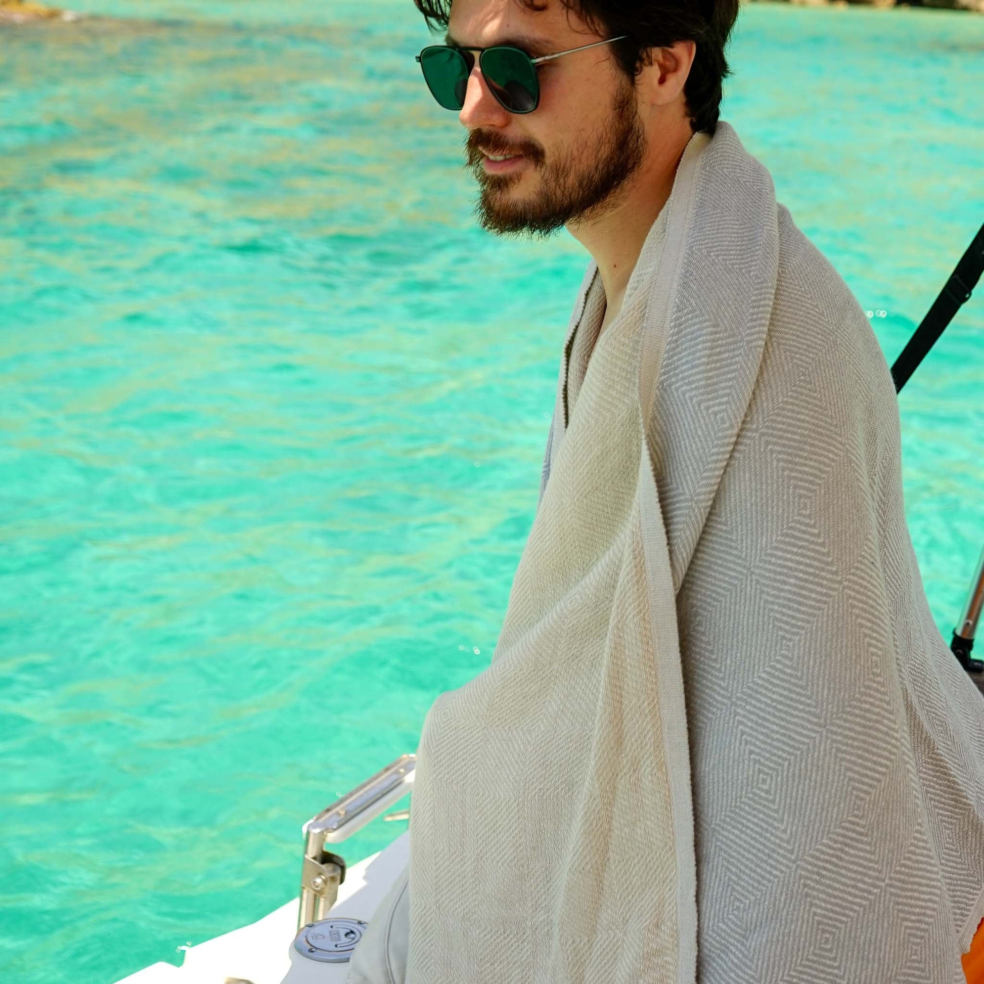 Trocadero Beige and Silver Grey - HAMAMINGO